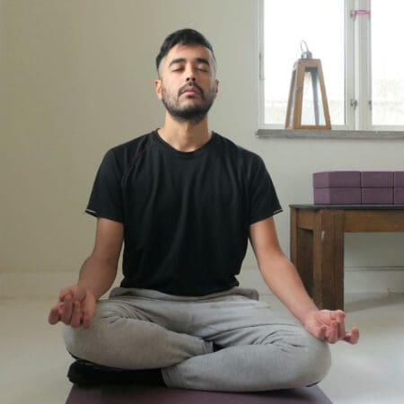 Meditation In The Yoga Shala | Yogi Living Ashram