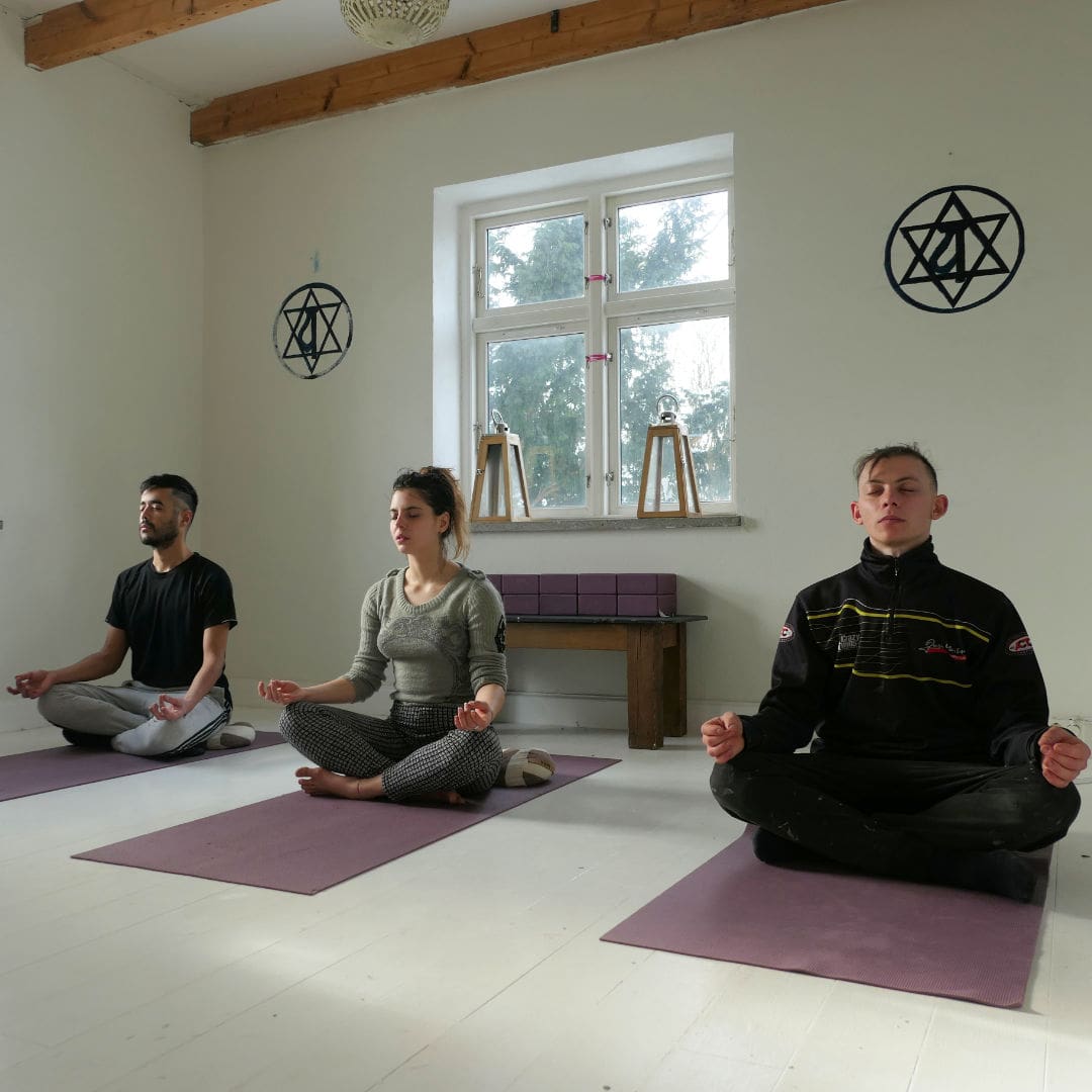 Quietly Meditating | Yogi Living Ashram