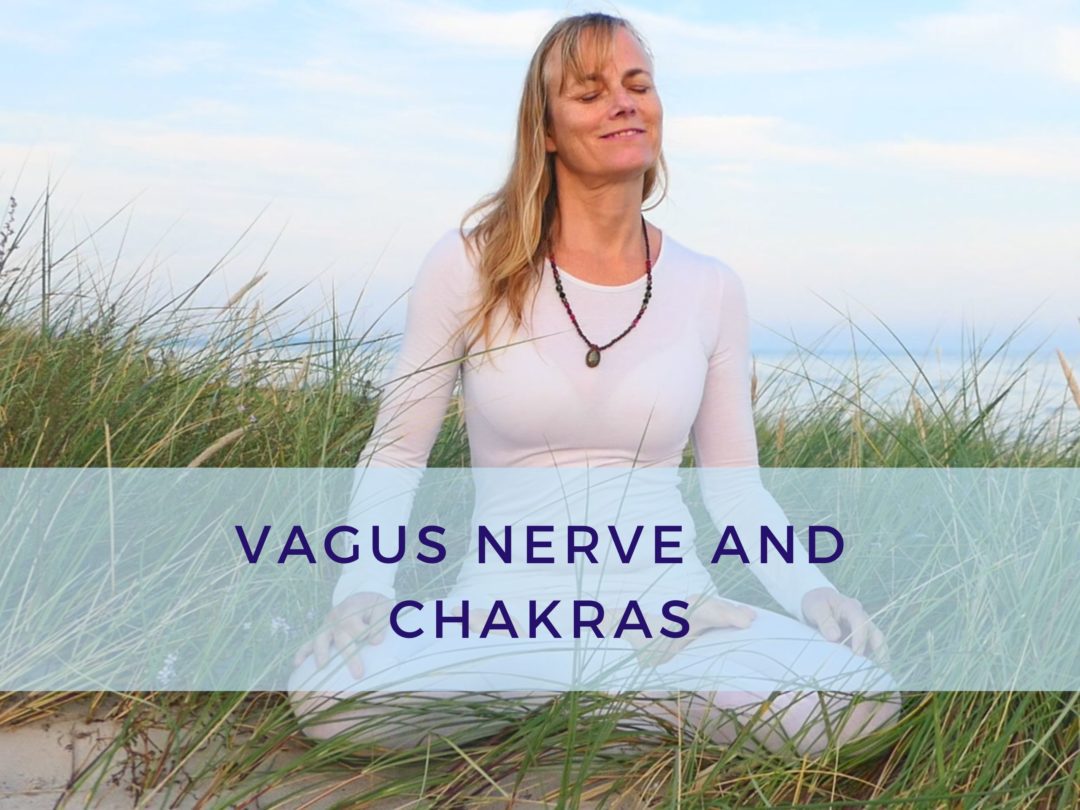 Kundalini yoga for chakra activation on beach