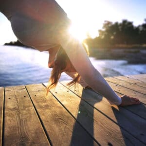 Sun Salute At Sunset | Yogi Living Retreat Center